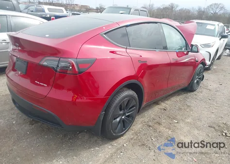 2025 Tesla Model Y Long Range Dual Motor All-Wheel Drive из США, поврежденный, VIN 7SAYGDEE2SA363107